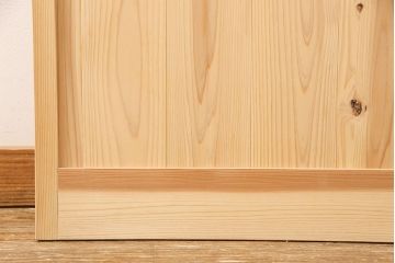 ガラス戸をリペア&カスタム!高さと幅をリサイズし、本体は無塗装のまま仕上げ。(引き戸、格子戸)