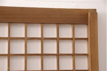 障子戸2枚をリペア&カスタム!引き手を取り付け、障子をプラスチック障子に交換。(引き戸、建具)