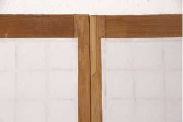 障子戸2枚をリペア&カスタム!引き手を取り付け、障子をプラスチック障子に交換。(引き戸、建具)