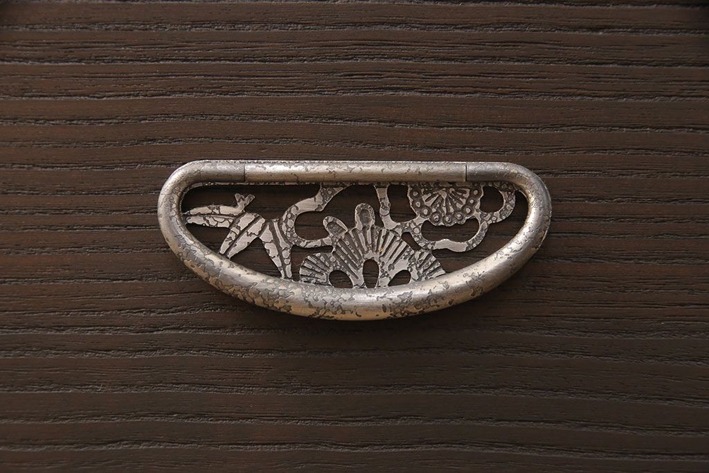 加茂桐層箪笥をリペア&カスタム!高品質リペアを施し、落ち着いた茶色に着色。(桐たんす、衣装箪笥、着物箪笥)