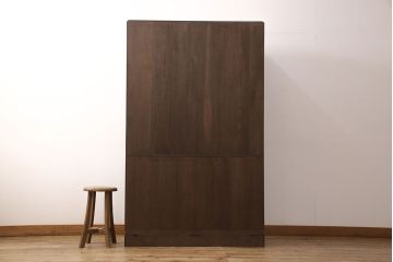 加茂桐層箪笥をリペア&カスタム!高品質リペアを施し、落ち着いた茶色に着色。(桐たんす、衣装箪笥、着物箪笥)