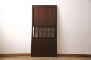 格子帯戸をリペア&カスタム!幅を小さくリサイズ。(引き戸、建具)