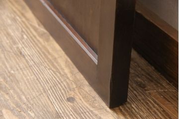 格子帯戸をリペア&カスタム!幅を小さくリサイズ。(引き戸、建具)