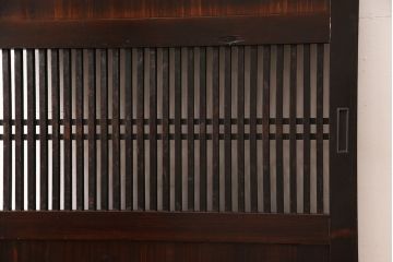 格子帯戸をリペア&カスタム!幅を小さくリサイズ。(引き戸、建具)