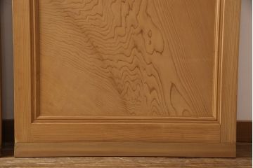 ガラス帯戸3枚セットをリペア&カスタム!引き違い戸として使用のために2枚を高さと幅をリサイズし、戸車を取り付け。もう1枚は開き戸仕様に加工。(建具、引き戸、ドア)