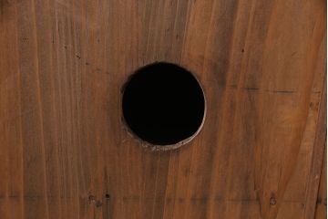 アンティーク衣装箪笥をリペア&カスタム!鉄脚を取り付け、天板を内部から補強。引き出しをフラップダウン扉に加工しテレビボードにリメイク。(テレビ台)