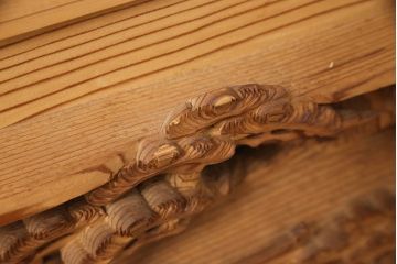 アンティーク彫刻欄間一対をリペア&カスタム!高さと厚みをリサイズ。(建具)