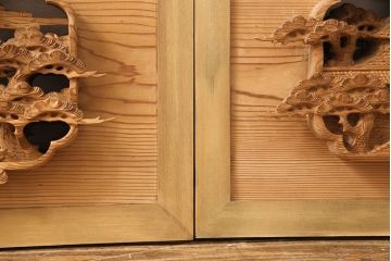 アンティーク彫刻欄間一対をリペア&カスタム!高さと厚みをリサイズ。(建具)