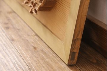 アンティーク彫刻欄間一対をリペア&カスタム!高さと厚みをリサイズ。(建具)