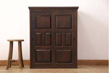 北海道民芸家具の下駄箱をリペア&カスタム!脚を取り外して底面を平らに。(靴箱、戸棚、収納棚)