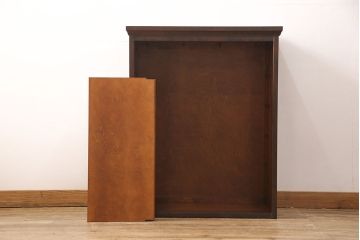 北海道民芸家具の下駄箱をリペア&カスタム!脚を取り外して底面を平らに。(靴箱、戸棚、収納棚)