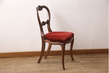 フランスアンティークのダイニングチェアの見た目を変えずに綺麗にリペア!(椅子、イス)