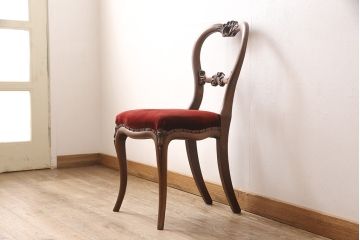 フランスアンティークのダイニングチェアの見た目を変えずに綺麗にリペア!(椅子、イス)