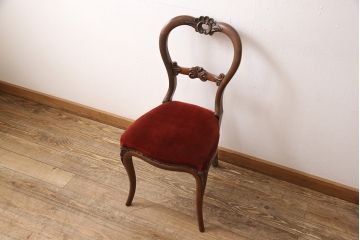 フランスアンティークのダイニングチェアの見た目を変えずに綺麗にリペア!(椅子、イス)