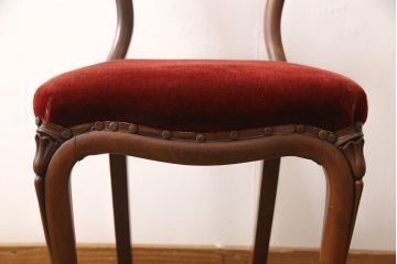 フランスアンティークのダイニングチェアの見た目を変えずに綺麗にリペア!(椅子、イス)