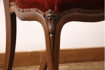 フランスアンティークのダイニングチェアの見た目を変えずに綺麗にリペア!(椅子、イス)