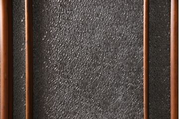 ガラス戸2枚セットをリペア&カスタム!高さと幅をリサイズし、帯部分をすりガラスに変更。(引き戸)