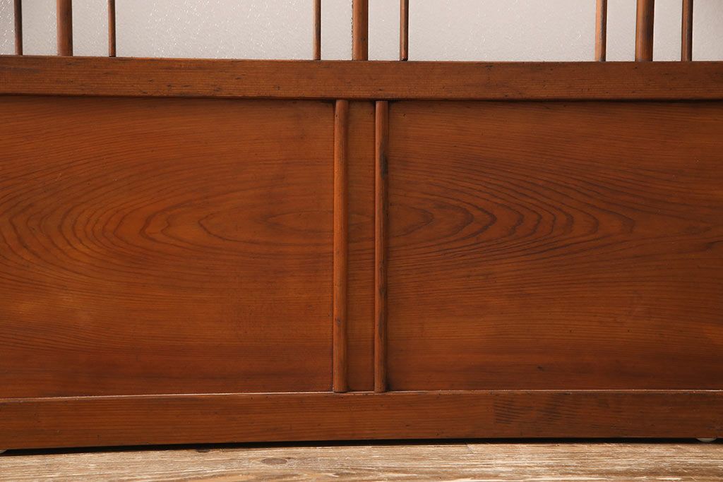 ガラス戸2枚セットをリペア&カスタム!高さと幅をリサイズし、帯部分をすりガラスに変更。(引き戸)