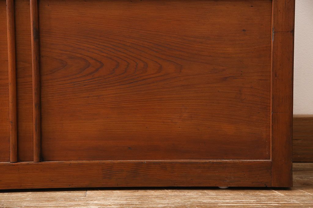 ガラス戸2枚セットをリペア&カスタム!高さと幅をリサイズし、帯部分をすりガラスに変更。(引き戸)