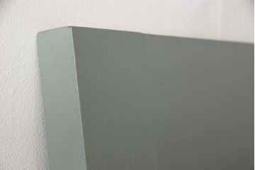 ドアをリペア&カスタム!くすんだ青緑色にペイント。(扉、建具)