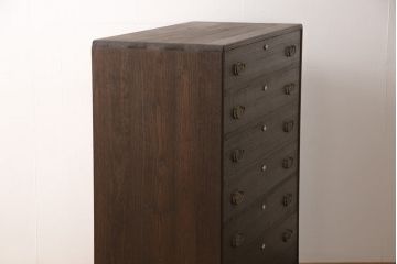 総桐箪笥をリペア&カスタム!高品質リペアを施し、ダークブラウンに着色。(衣装箪笥、和タンス、桐たんす)