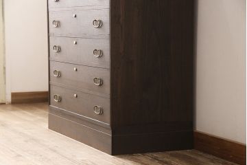 総桐箪笥をリペア&カスタム!高品質リペアを施し、ダークブラウンに着色。(衣装箪笥、和タンス、桐たんす)