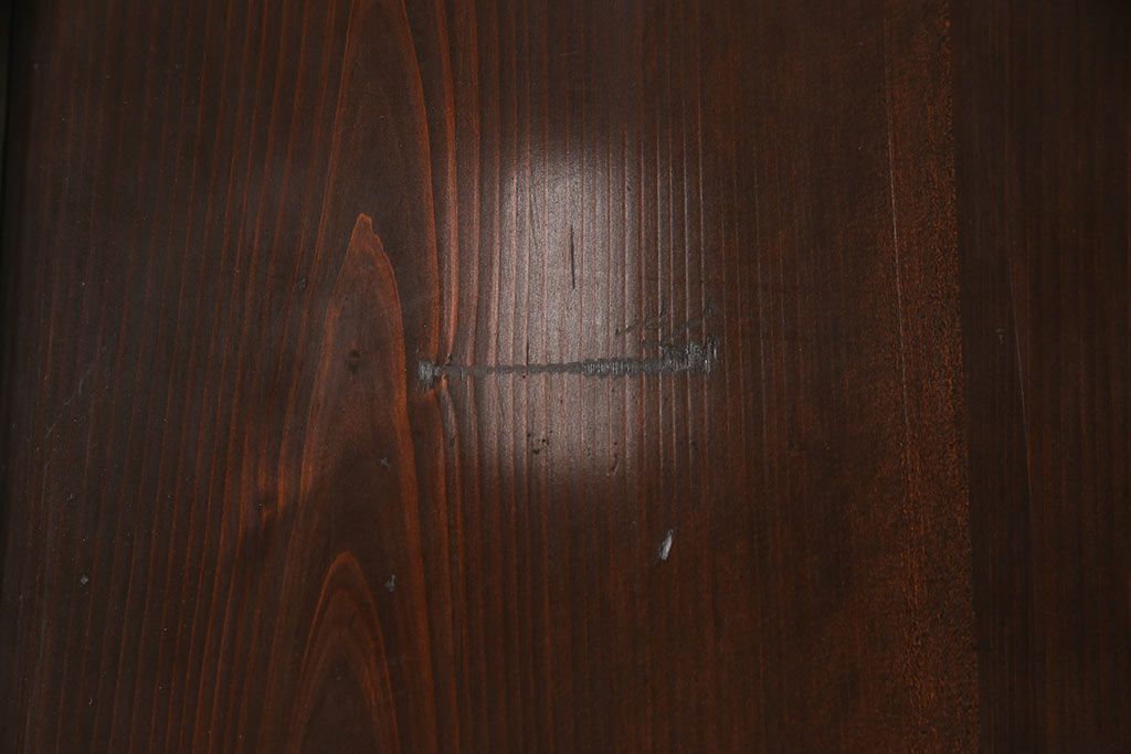 格子戸2枚をリペア&カスタム!高さと幅をリサイズし、吊り戸仕様に加工。引手とガラスを取り付け。(板戸、建具、引き戸)