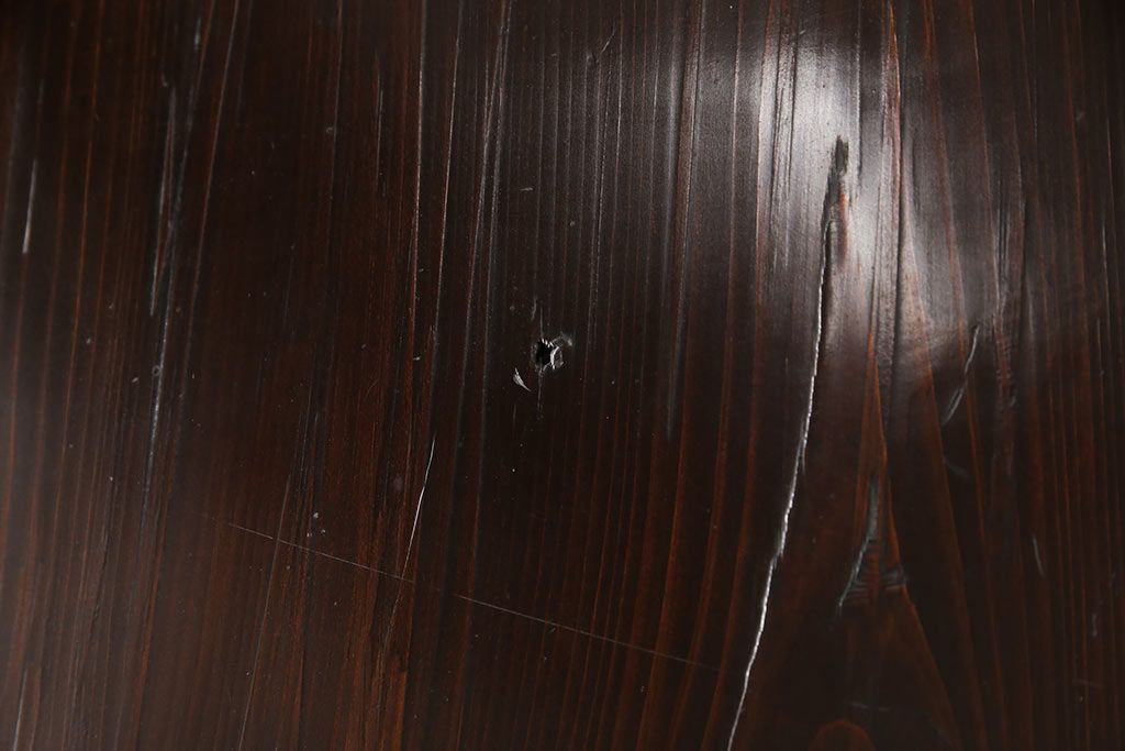 格子戸2枚をリペア&カスタム!高さと幅をリサイズし、吊り戸仕様に加工。引手とガラスを取り付け。(板戸、建具、引き戸)