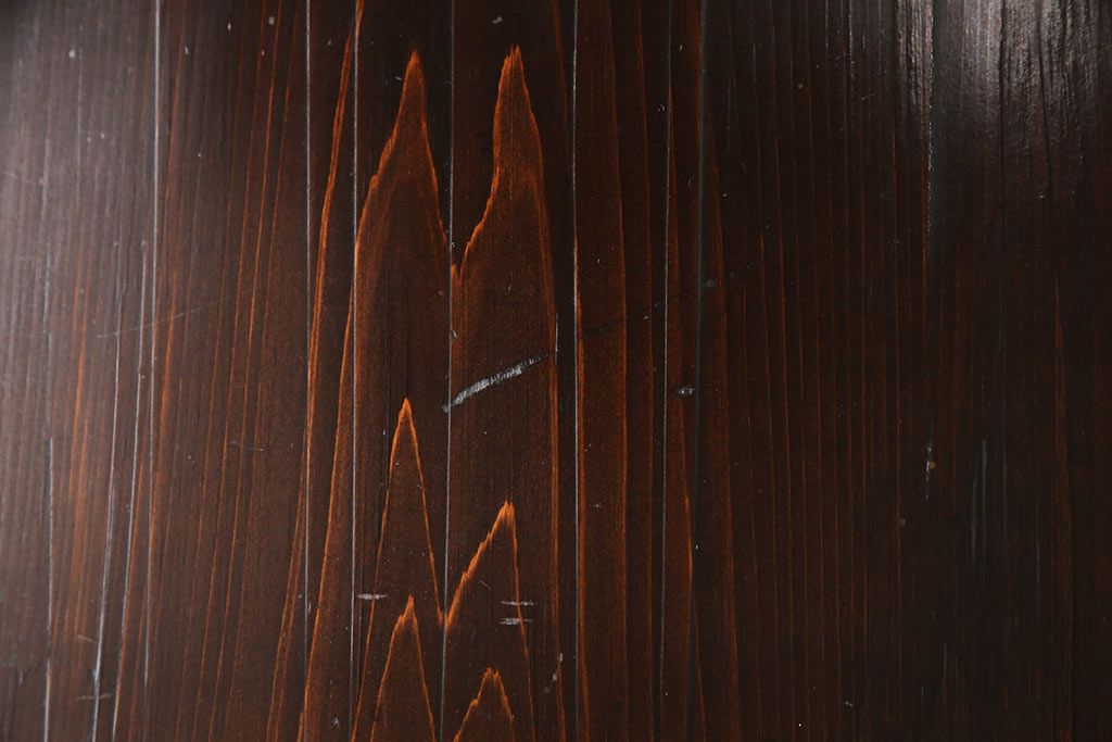 格子戸2枚をリペア&カスタム!高さと幅をリサイズし、吊り戸仕様に加工。引手とガラスを取り付け。(板戸、建具、引き戸)