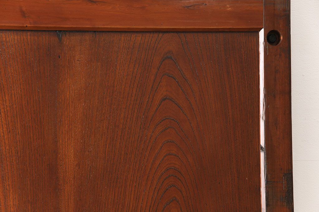 アンティーク蔵戸をリペア&カスタム!高さと幅をリサイズし、吊り戸仕様に加工。合わせて戸枠も新規製作。(玄関戸、引き戸、建具)