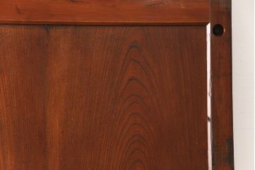 アンティーク蔵戸をリペア&カスタム!高さと幅をリサイズし、吊り戸仕様に加工。合わせて戸枠も新規製作。(玄関戸、引き戸、建具)