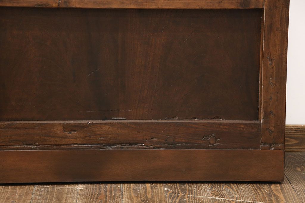 アンティーク蔵戸をリペア&カスタム!高さと幅をリサイズし、吊り戸仕様に加工。合わせて戸枠も新規製作。(玄関戸、引き戸、建具)