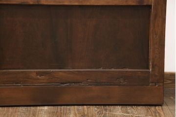 アンティーク蔵戸をリペア&カスタム!高さと幅をリサイズし、吊り戸仕様に加工。合わせて戸枠も新規製作。(玄関戸、引き戸、建具)