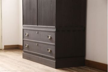 総桐箪笥をリペア&カスタム!高品質リペアを施し、全体をダークブラウンに着色し仕上げ。(着物箪笥、衣装箪笥)