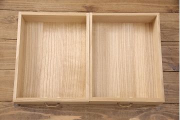 加茂総桐箪笥をリペア&カスタム!高品質リペアを施し、ブラウンに着色し仕上げ。(着物たんす、和服タンス)