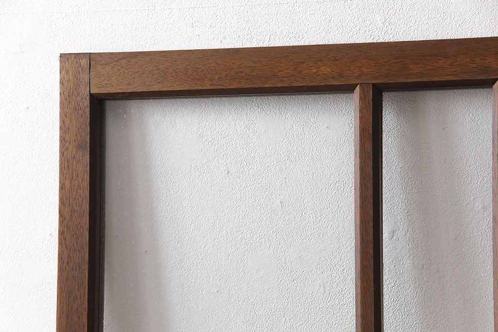 ガラス扉をリペア&カスタム!高さを高くリサイズし、ガラスを気泡ガラスに変更。蝶番・取っ手・猫用出入り口を取り付け。(ドア、建具)