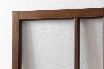 ガラス扉をリペア&カスタム!高さを高くリサイズし、ガラスを気泡ガラスに変更。蝶番・取っ手・猫用出入り口を取り付け。(ドア、建具)