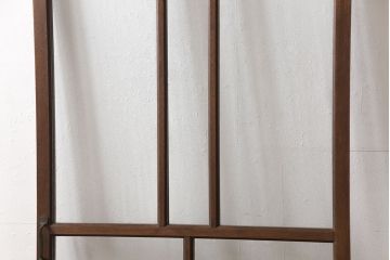 ガラス扉をリペア&カスタム!高さを高くリサイズし、ガラスを気泡ガラスに変更。蝶番・取っ手・猫用出入り口を取り付け。(ドア、建具)