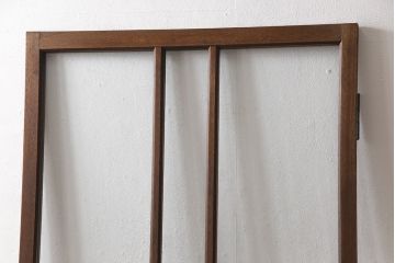 ガラス扉をリペア&カスタム!高さを高くリサイズし、ガラスを気泡ガラスに変更。蝶番・取っ手・猫用出入り口を取り付け。(ドア、建具)