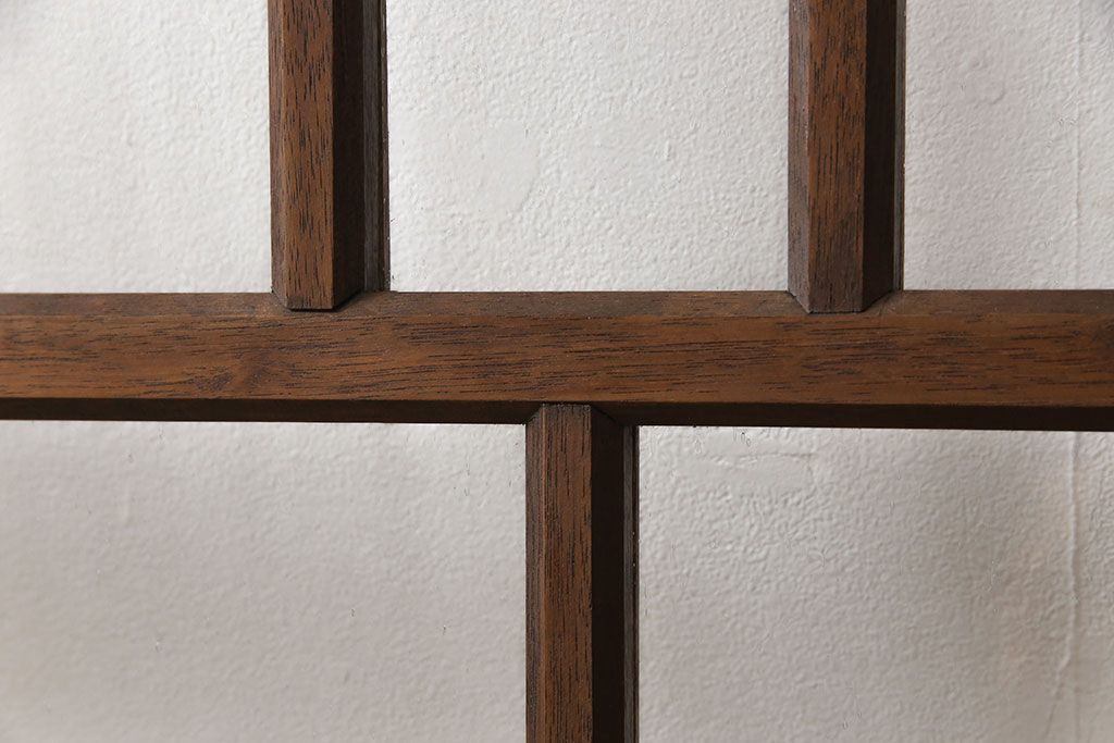 ガラス扉をリペア&カスタム!高さを高くリサイズし、ガラスを気泡ガラスに変更。蝶番・取っ手・猫用出入り口を取り付け。(ドア、建具)