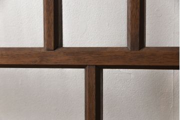 ガラス扉をリペア&カスタム!高さを高くリサイズし、ガラスを気泡ガラスに変更。蝶番・取っ手・猫用出入り口を取り付け。(ドア、建具)