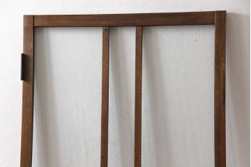 ガラス扉をリペア&カスタム!高さを高くリサイズし、ガラスを気泡ガラスに変更。蝶番・取っ手・猫用出入り口を取り付け。(ドア、建具)