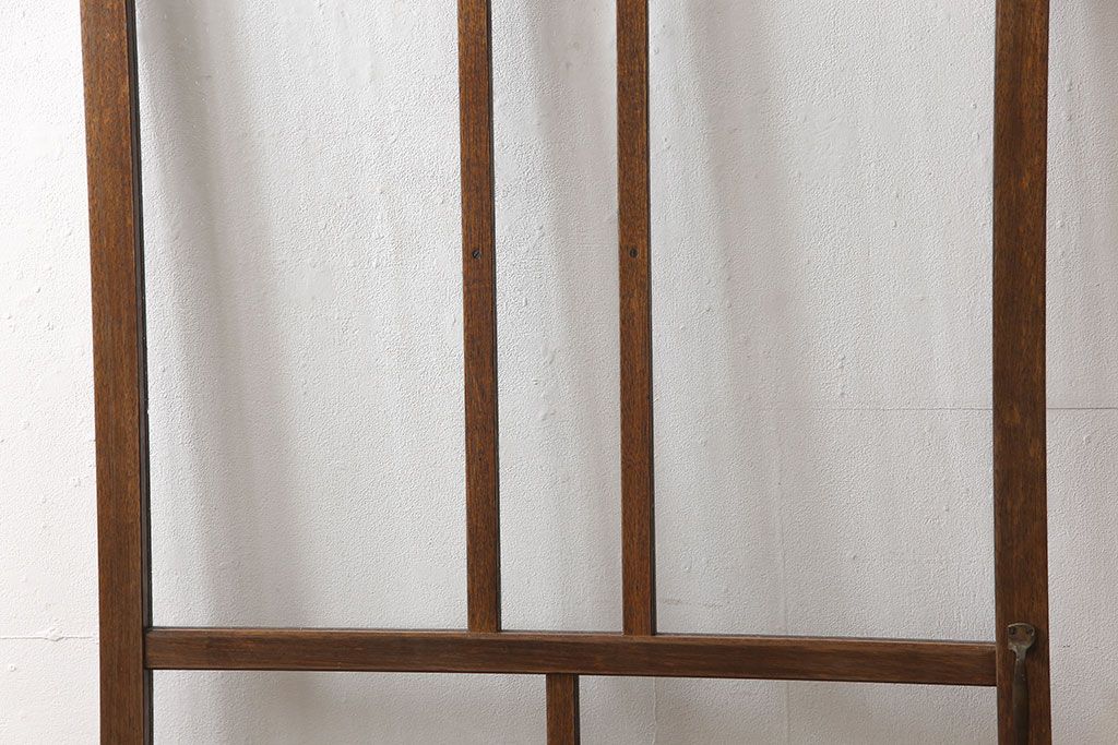 ガラス扉をリペア&カスタム!高さを高くリサイズし、ガラスを気泡ガラスに変更。蝶番・取っ手・猫用出入り口を取り付け。(ドア、建具)