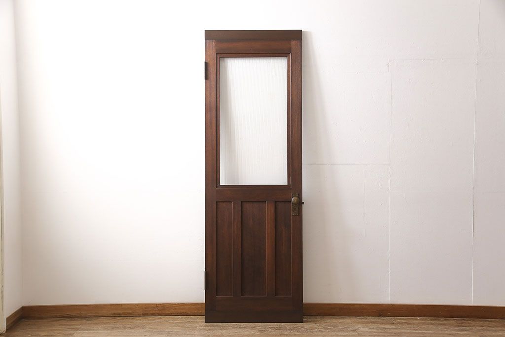木製ドアをリペア&カスタム!高さと幅をリサイズ。(ガラス扉、建具)