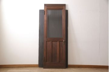 木製ドアをリペア&カスタム!高さと幅をリサイズ。(ガラス扉、建具)