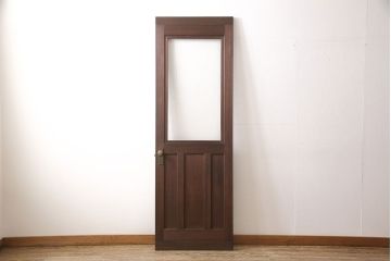 木製ドアをリペア&カスタム!高さと幅をリサイズ。(ガラス扉、建具)