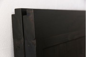 板戸2枚をリペア&カスタム!高さを高くリサイズし、中央に鋲を取り付け。(建具、引き戸)