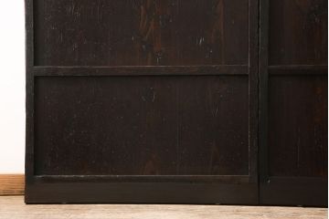 板戸2枚をリペア&カスタム!高さを高くリサイズし、中央に鋲を取り付け。(建具、引き戸)