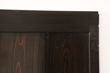 格子戸4枚をリペア&カスタム!高さを高くリサイズし、ガラスをすりガラスに変更。全体をワントーン落ち着いた色味に着色し仕上げ。(引き戸、板戸)