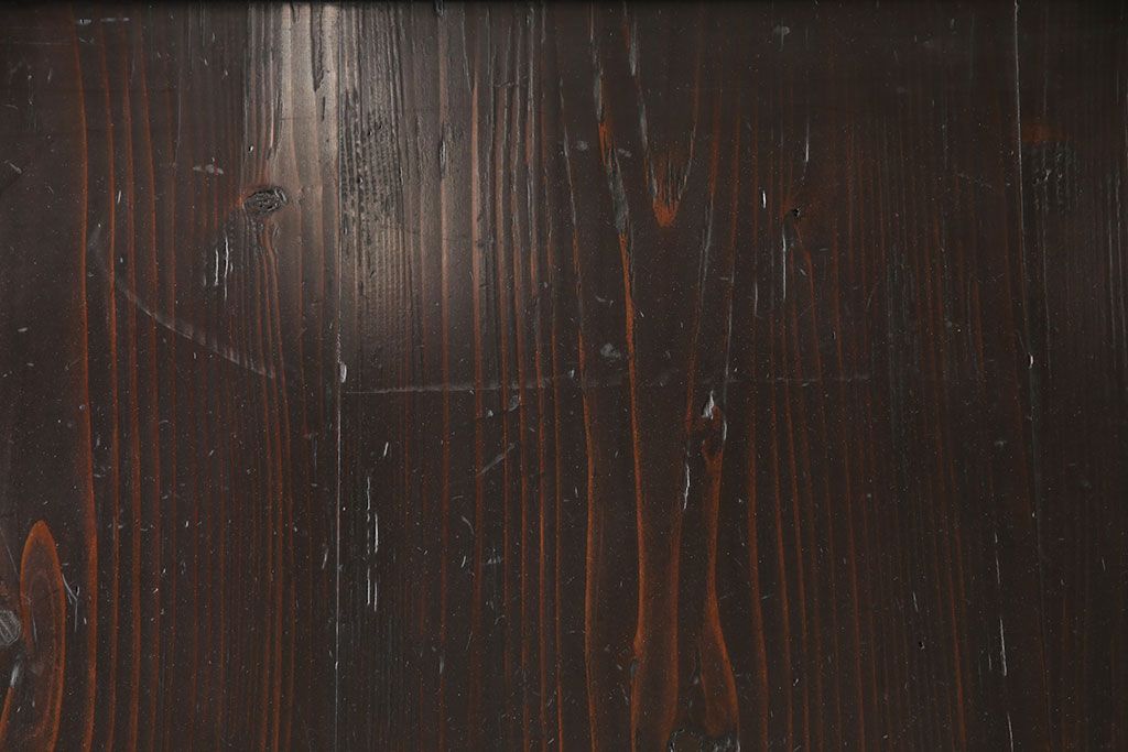 格子戸4枚をリペア&カスタム!高さを高くリサイズし、ガラスをすりガラスに変更。全体をワントーン落ち着いた色味に着色し仕上げ。(引き戸、板戸)